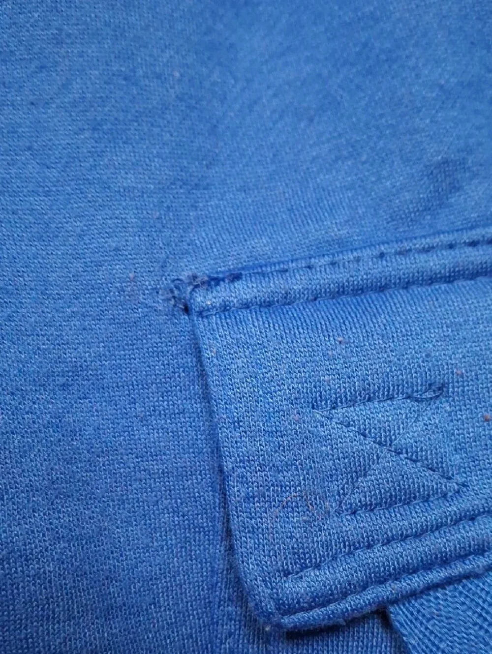 Men's Deep Blue Cargo Sweatshorts with Drawstring Waist